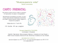 CANTO PRENATAL